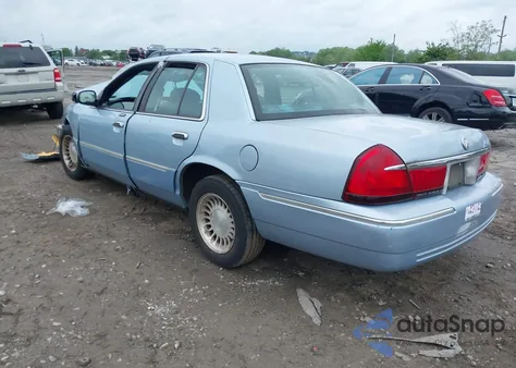 2001 Mercury Grand Marquis Ls из США, поврежденный, VIN 2MEFM75W21X645397